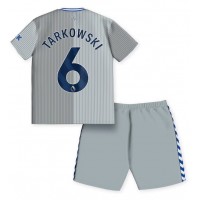 Fotbalové Dres Everton James Tarkowski #6 Dětské Alternativní 2023-24 Krátký Rukáv (+ trenýrky)